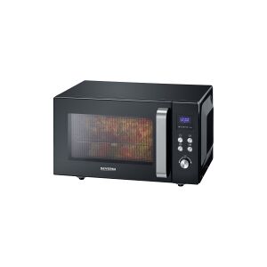 SEVERIN MW 7763 - Mikrobølgeovn med grill - 25 liter - 900 W - sort/rustfrit stål