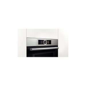 Bosch Serie   8 HMG6764S1 - Kombinationsovn - til indbygning - niche - bredde: 56 cm - dybde: 55 cm - højde: 58.5 cm - med selv-rengøring - rustfrit stål