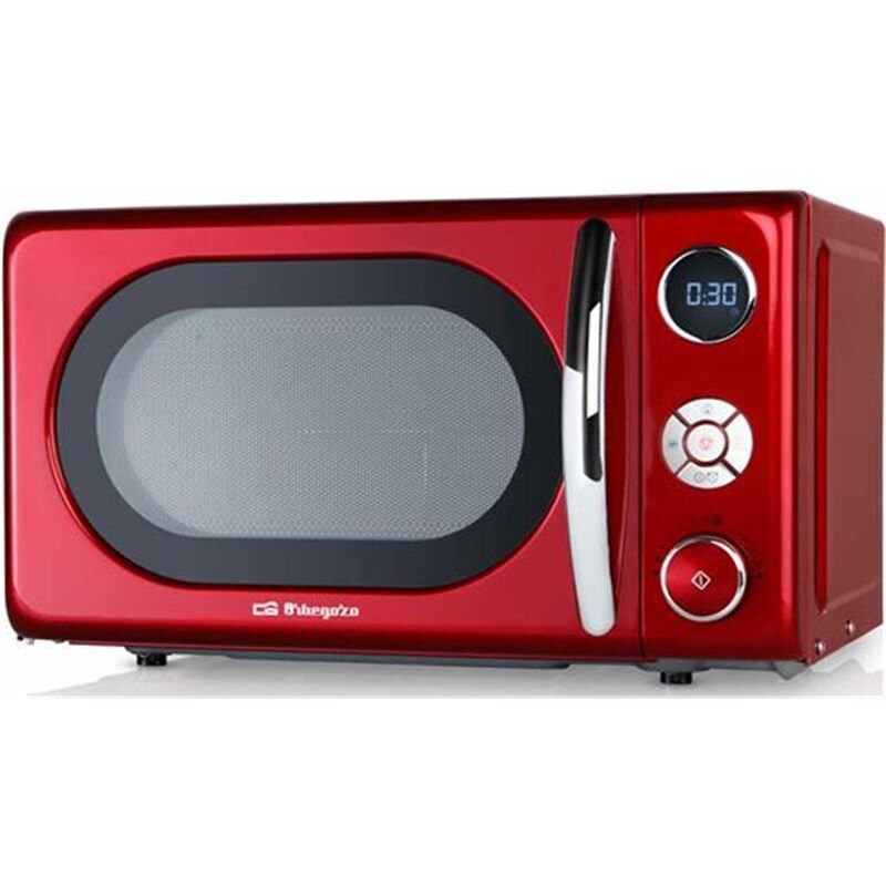 Orbegozo mig2042 rojo mig2042 microondas de 700w digital con grill de 20 litros de capac