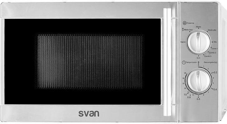 Svan smw2700gx microondas libre instalacion con grill 20l 700w inox