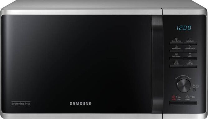 Samsung Microondas SAMSUNG MG23K3515AS (23 L - Com Grill - Inox)