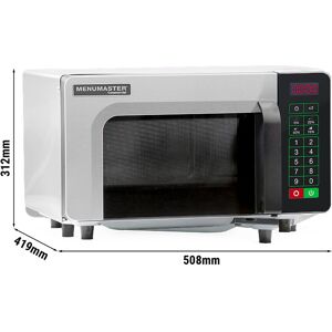 GGM Gastro - Micro-ondes - 26 litres - 1 kW - Digital Argent