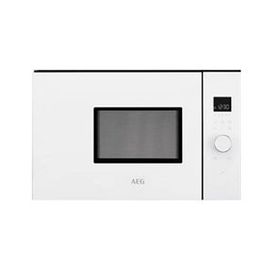 AEG Micro-Ondes Combine MBB1756SEW 1250W 17L Intégré Boutons Verre Blanc - Publicité