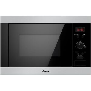 Amica AMMB25E2GI - Four micro-ondes grill - encastrable - 25 litres - 900 Watt - acier inoxydable - Publicité