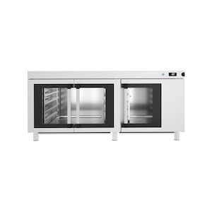 FM Etuve - 10X 600X400/5X 600X800+600X400 - Ext Et Int Inox - Temperature Maximum 85C -P. En Verre Trempe -Chaleur Seche Ou Humide - 2100W STF-643