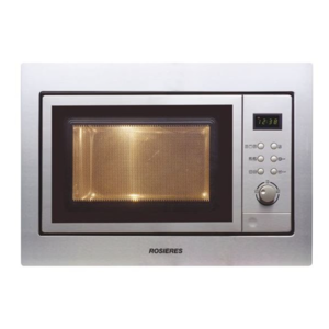 ROSIERES Four Micro-ondes encastrable ROSIERE RMG 200 MIN Inox - Publicité