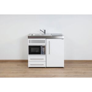 Stengel Mini-Cuisine avec Micro-Ondes et Vitroceramiques MPM100 Blanche