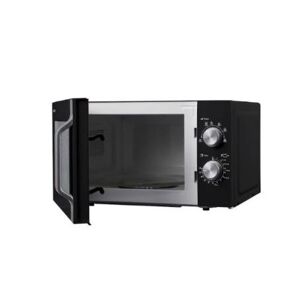 Sharp R-204BA Superficie piana Solo microonde 20 L 800 W Nero, Argento (R204BA)