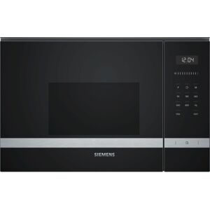 Siemens BF525LMS0 forno a microonde Da incasso Solo microonde 20 L 800 W Nero, Acciaio inossidabile (BF525LMS0)