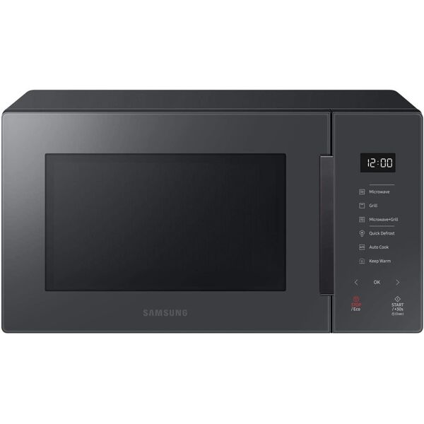 samsung mg23t5018gc/et forno microonde combinato con grill capacità 23 litri potenza 1250 watt colore nero - mg23t5018gc/et