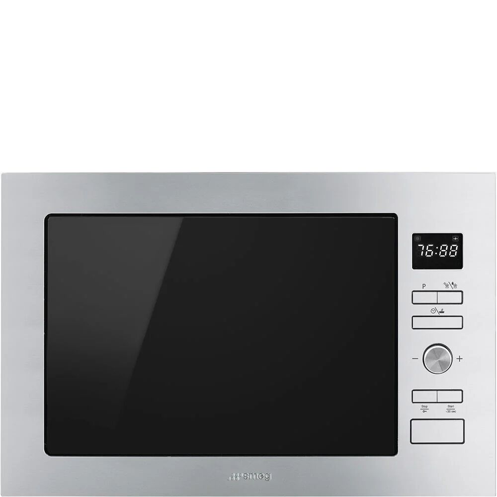 smeg fmi425x forno a microonde da incasso microonde con grill 25 l 900 w acciaio inossidabile