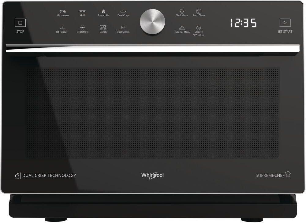 Whirlpool MWP 339 SB Superficie piana Microonde combinato 33 L 900 W Nero, Argento