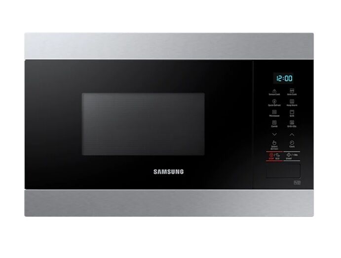 Samsung Forno Microonde Samsung Mg22m8074at / Mg22m8074ct Ad Incasso 22 L Grill 800 W 6 Livelli Di Potenza Display Led Refurbished Nero