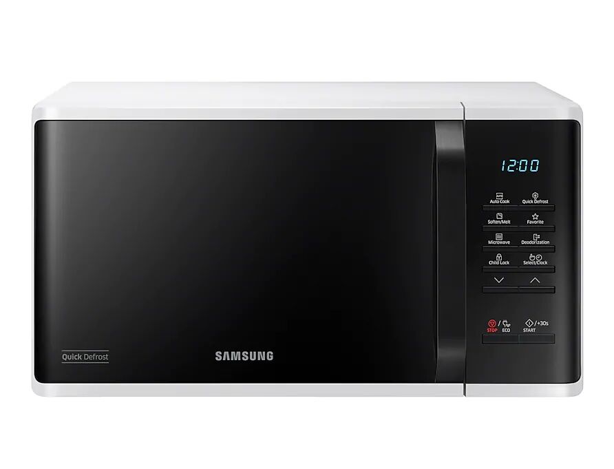 Samsung Forno Microonde Samsung Ms23k3513aw / Ms23k3513ak 23 L 800 W Display Led Libera Installazione Refurbished Bianco
