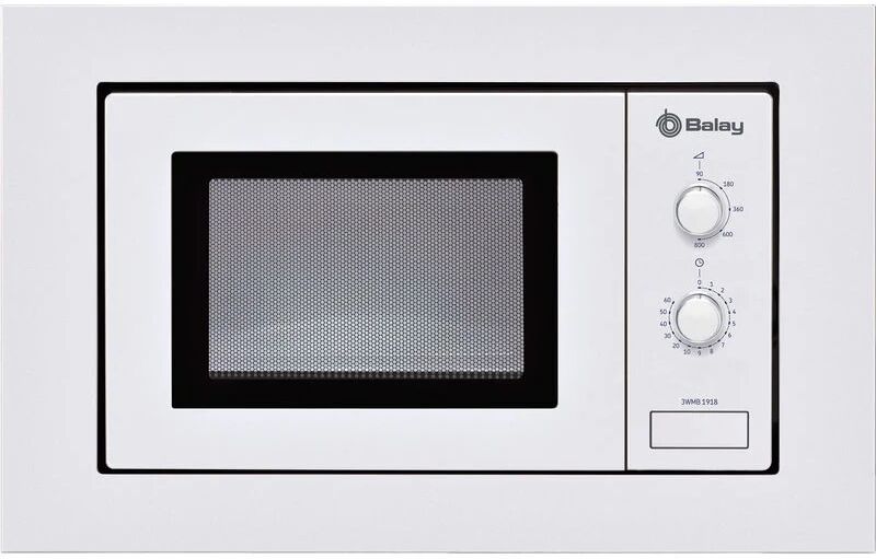 Balay 3wmb1918 micro-ondas encastrável 800w branco