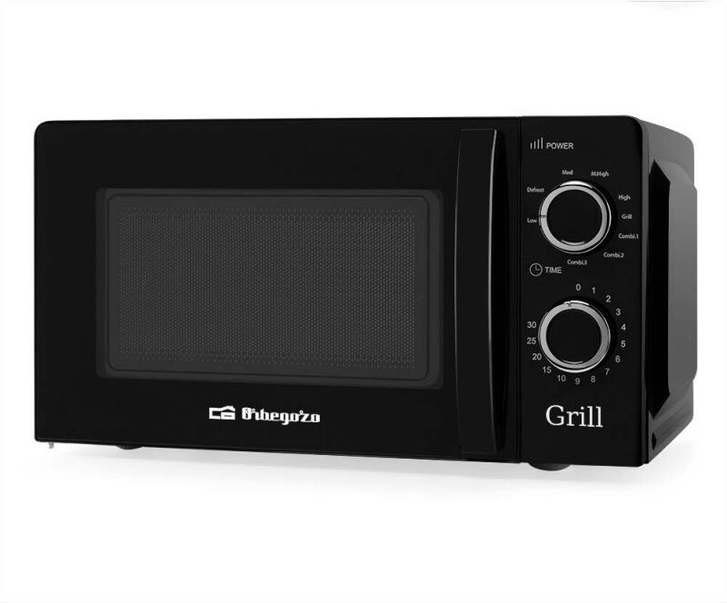 Orbegozo mig 2131 micro-ondas com grill 20l 700w preto