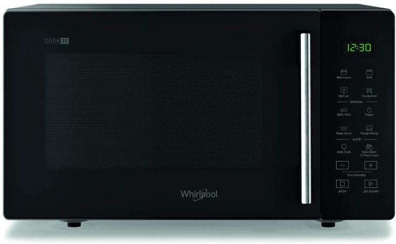 Whirlpool mwp 253 b forno micro-ondas com grill 25l 900w preto