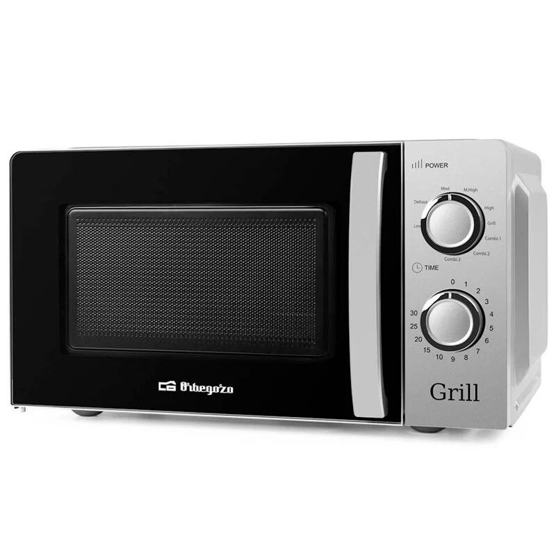 Orbegozo mig 2138 microondas con grill 20l 700w plata