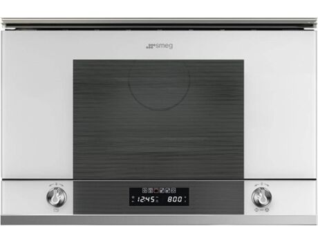 SMEG Micro-ondas Encastre MP122B1 (22 L - Com Grill - Branco)