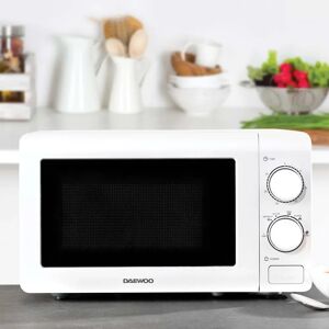 Daewoo 20 L 800W Countertop Microwave white 29.0 H x 48.0 W x 36.0 D cm