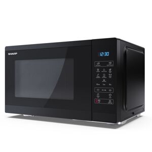 Sharp YC-MS252AU-B 25L L900W Digital Microwave - Black