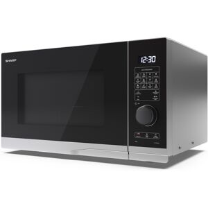 Sharp YC-PG284AU-S 28L 900W Microwave Oven with 1000W Grill Function - Silver