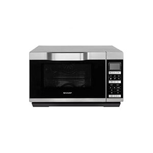 Sharp R861SLM, 900 W, Combination Flatbed Microwave, Silver, 25 Litres, 15 programs