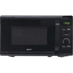 IGENIX IG2097 Solo Microwave - Black, Black