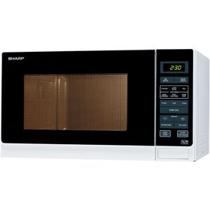 Sharp R372WM Microwave Oven in White 25 Litre 900W Touch Control