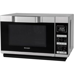 Sharp R861SLM Combination Microwave Oven in Black Silver 25L 900W