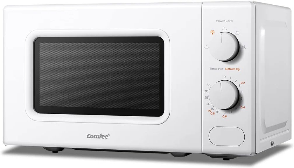 Living And Home 44cm 20m³ L External Accent Microwave with Sensor Cooking and Air Frying Capability white 25.9 H x 44.0 W x 33.5 D cm