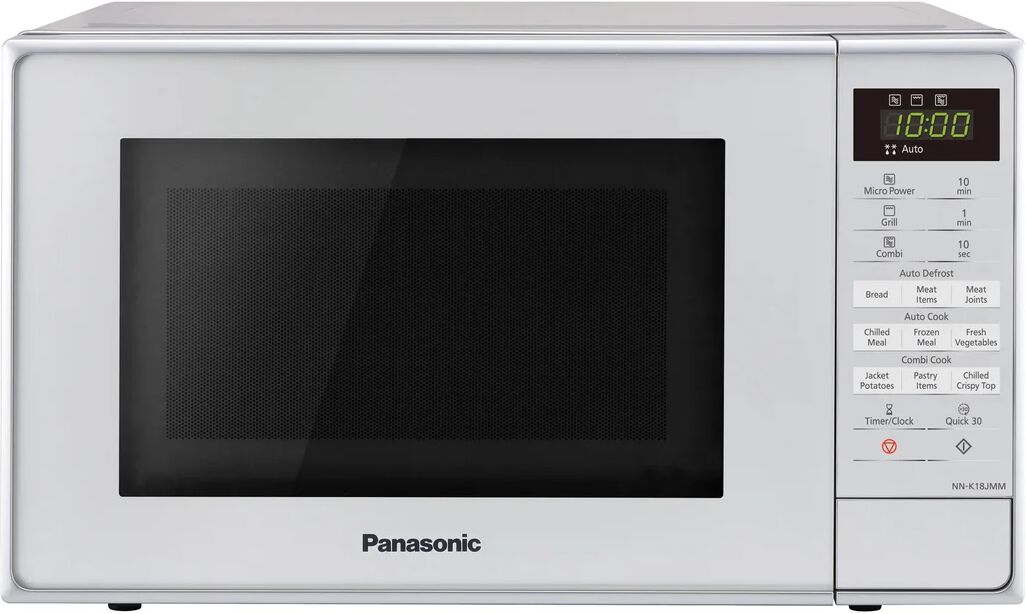 Panasonic Freestanding Microwave with Grill, Silver 25.8 H x 44.3 W x 34.0 D cm