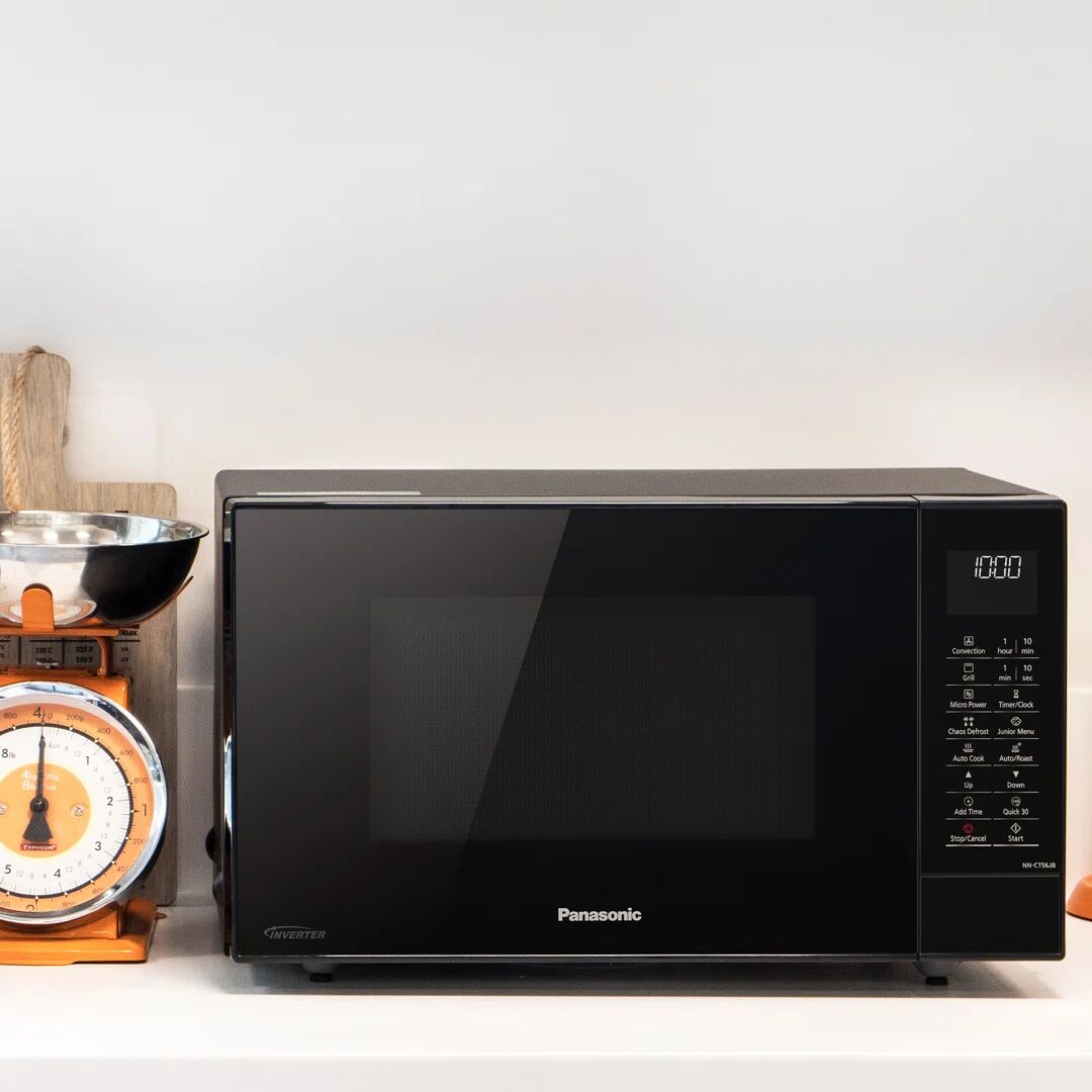 Panasonic 27L Slimline Combination Microwave Oven, Black 21.7 H x 52.0 W x 39.5 D cm
