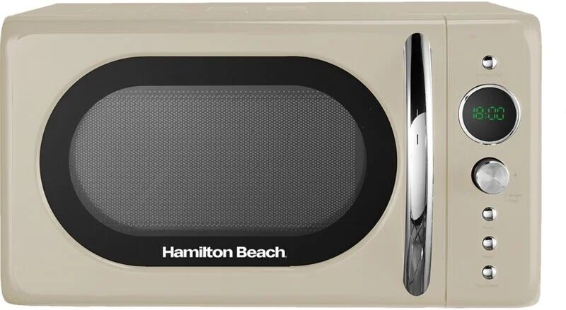 20L Retro Cream Microwave - Hamilton Beach