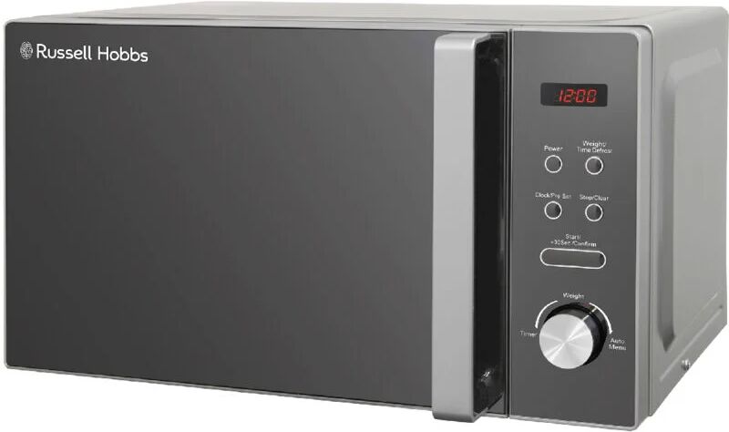 Digital Microwave 20L 800w Silver RHM2076S - Silver - Russell Hobbs