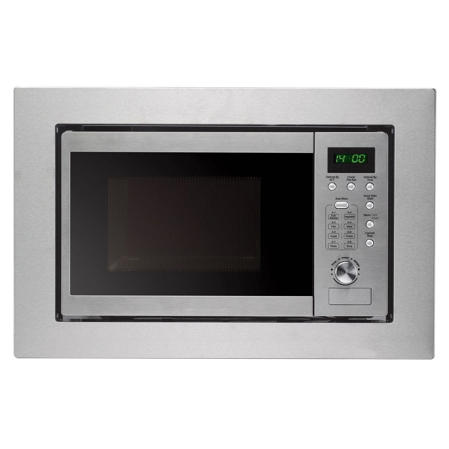 Cookology 20L Integrated Microwave and Grill - Stainless Steel