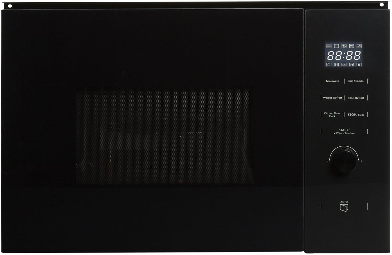 Cookology 25L Built In Microwave 900 Watt with Grill – Black