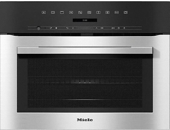 Miele H7140BM Compact Microwave Combination Oven-Stainless Steel