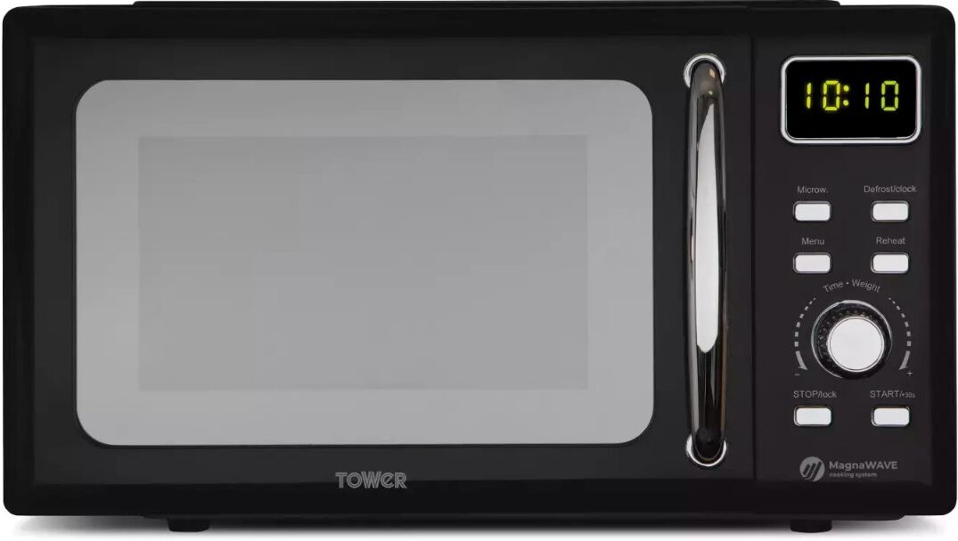 Tower T24041BLK 800w 20L Manual Microwave - Black