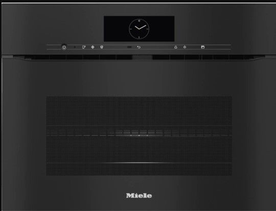 Miele H7840BMXARTLINEOBBL Handleless Microwave Combination Oven - Obsidian Black