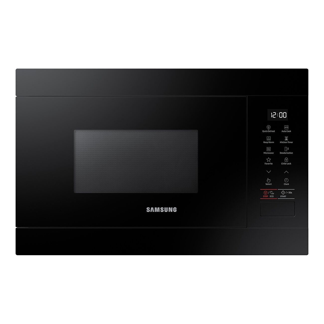 Samsung Built-In Solo Microwave, 22L, Black (MS22M8254AK/E3)