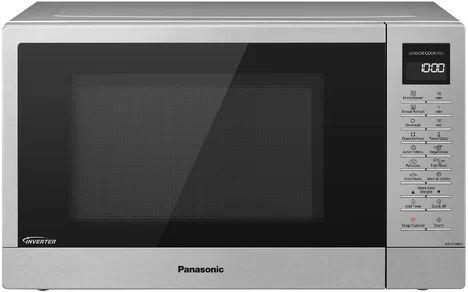 Panasonic 32 L 1000W Countertop Microwave Panasonic Colour: Silver  - Size: