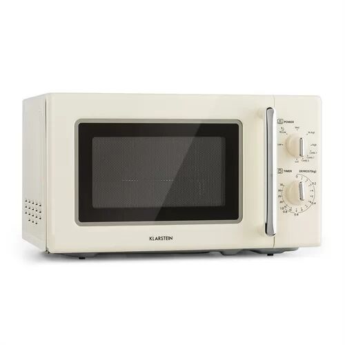 Klarstein Caroline 20 L 700W Countertop Microwave Klarstein Colour: Cream  - Size: 14cm H X 36cm W X 9cm D