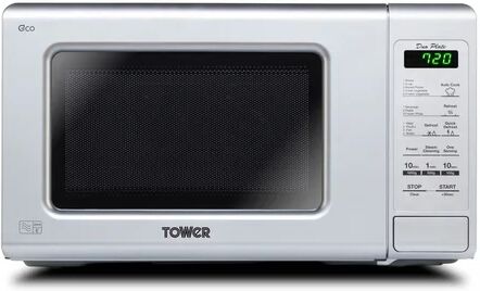 Tower 20 L 800W Countertop Microwave Tower Colour: Silver