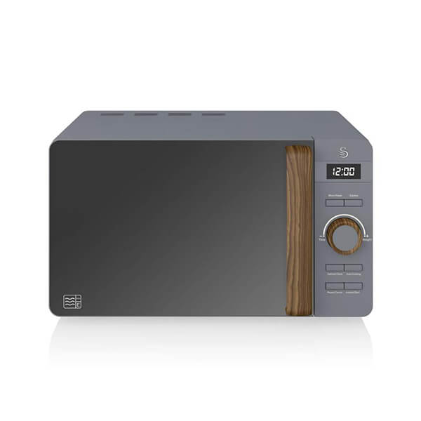 Swan Nordic Slate Grey 20 Litre 800W Digital Microwave