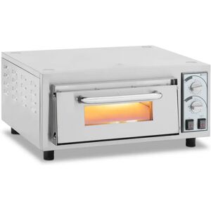 Pizzaofen - 1 Kammer - 2400 W - Ø 40 cm - feuerfester Stein - Royal Catering