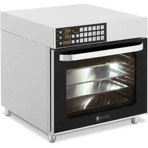 Royal Catering Heißluftofen - 2800 W - Timer - 6 Funktionen - 4 Bleche