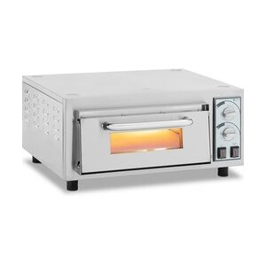 Royal Catering Pizzaofen - 1 Kammer - 2400 W - Ø 40 cm - feuerfester Stein - Royal Catering