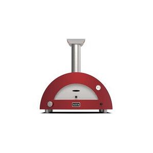 Alfa Forni Moderno 2 Pizze Hybrid Pizza Oven Antique Raudona