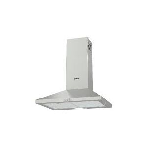 Gorenje Essential WHC629E4X - Hætte - skorsten - bredde: 60 cm - dybde: 45 cm - udtrækning og recirkulation (-) - rustfrit stål